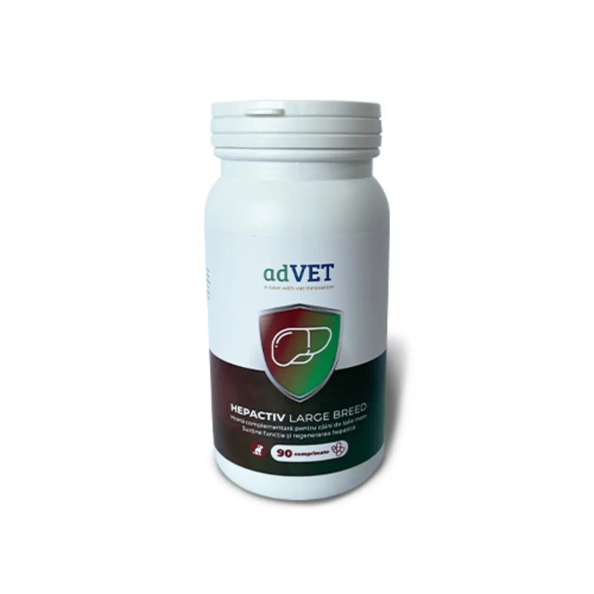 adVET HepActiv Large Breed supliment sistem hepatic câini comprimate HepActiv Large Breed L-XL supliment sistem hepatic câini cutie 90 comprimate