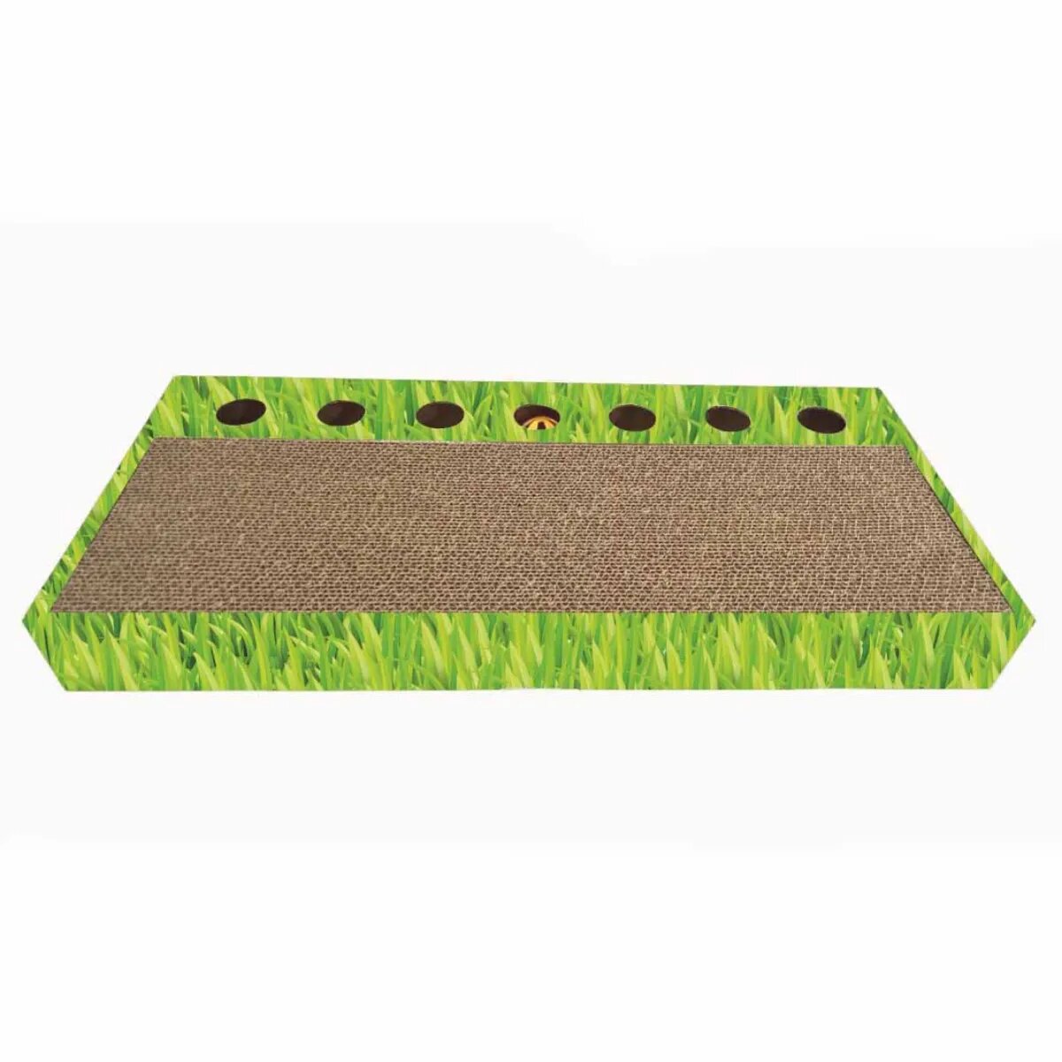 Agility Ball Maze 3 scratcher interactiv pisici carton verde 48.26x22.22x5.08cm