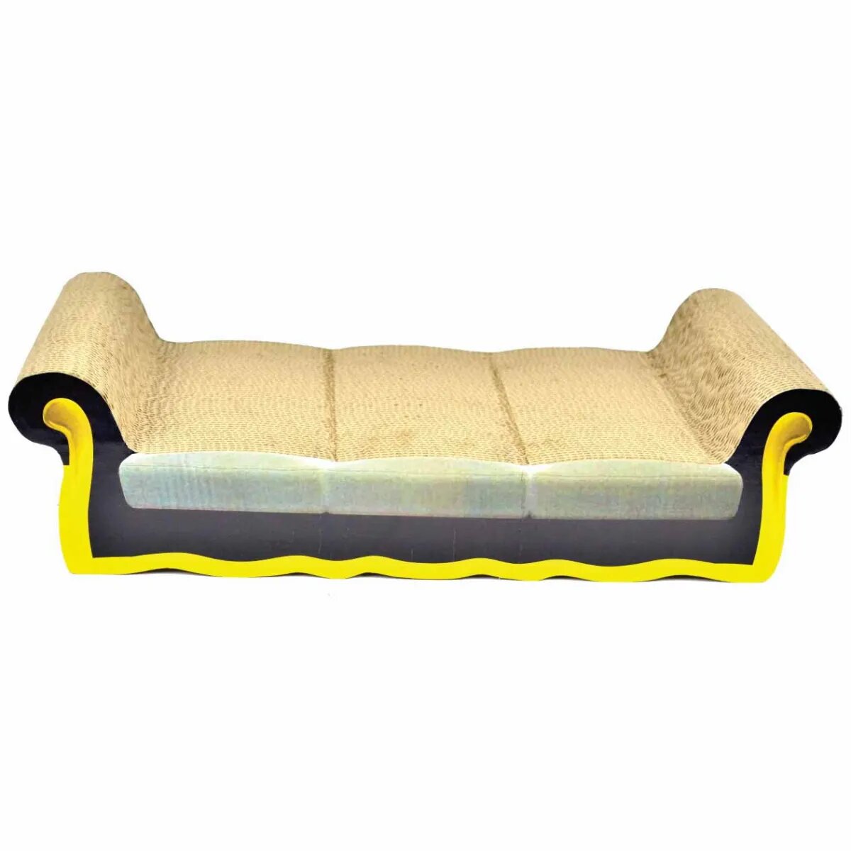 Agility Divan scratcher pisici carton bej 56.51x23.81x13.01cm