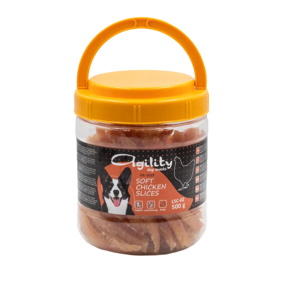 Agility Felii XS-XL Pui punguță recompense câini 500g