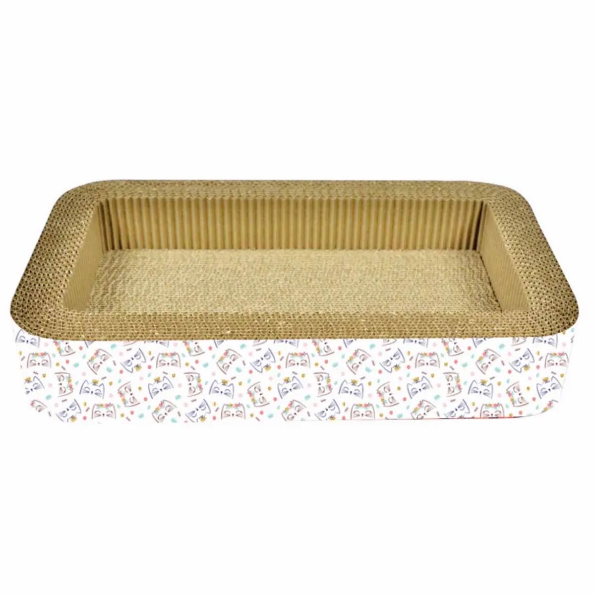 Agility Pat scratcher pisici carton multicolor 50.8x30.48x8.89cm