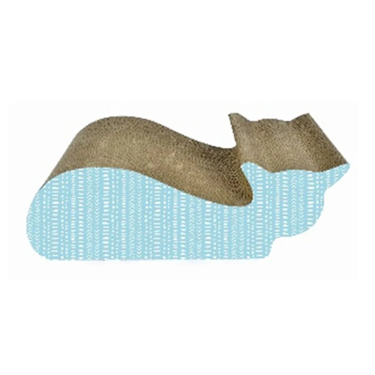 Agility Pisica 2 scratcher pisici carton albastru 57.15x23.49x20.32cm