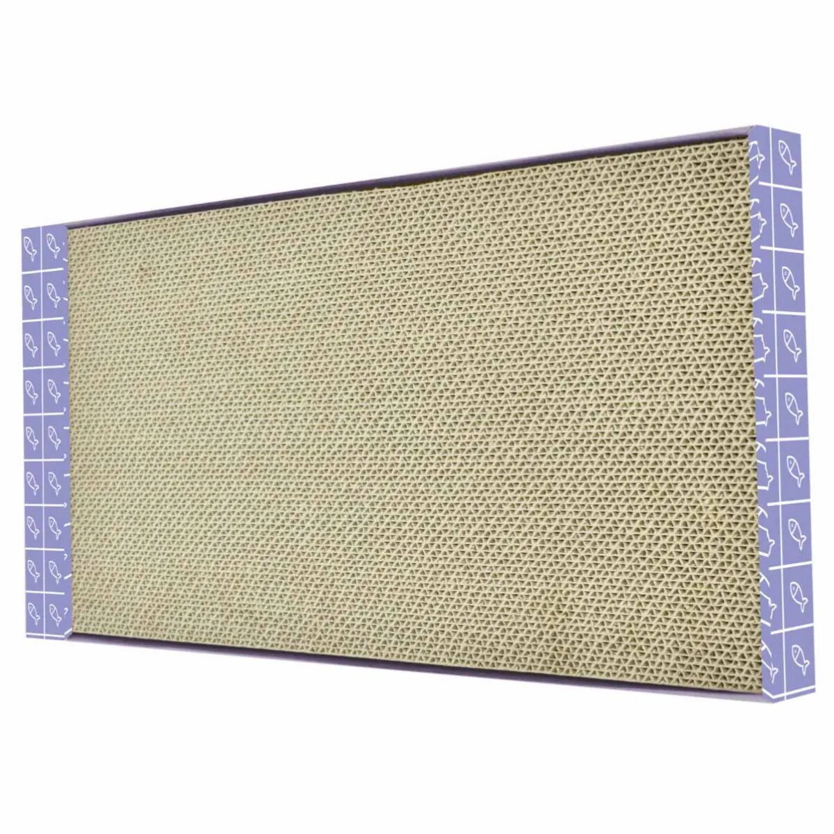 Agility Placa Dubla scratcher pisici carton mov 45.38x24.76x3.81cm