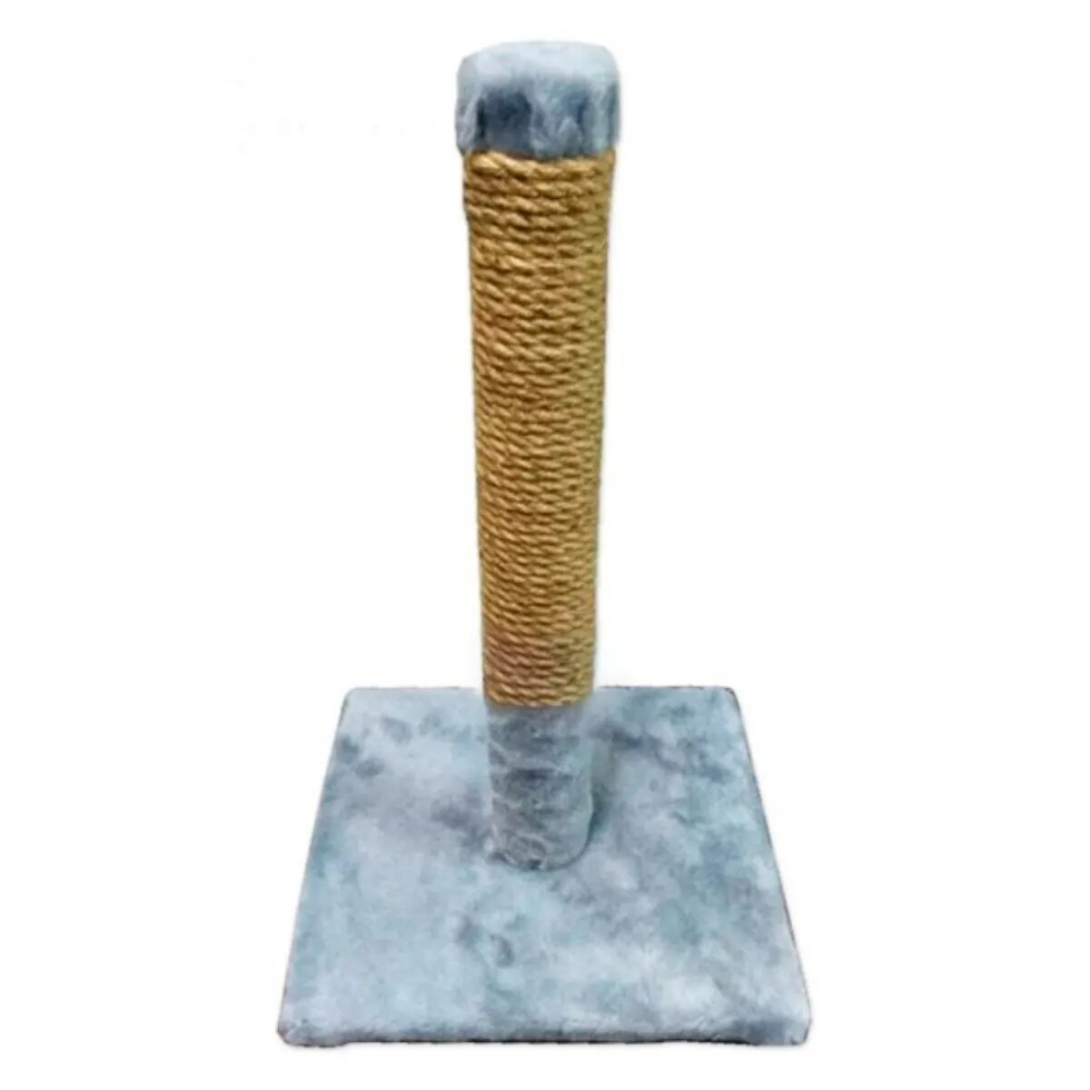 Agility stâlp de zgâriat cilindric pisici lemn și sisal albastru 30x30x55cm