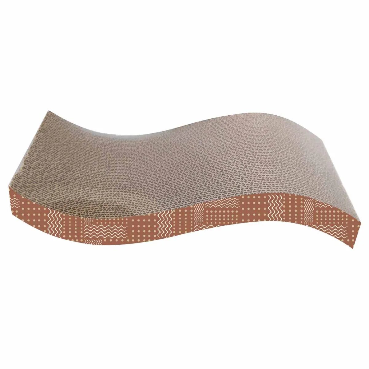Agility Wave scratcher pisici carton maro 38.1x20.95x6.99cm