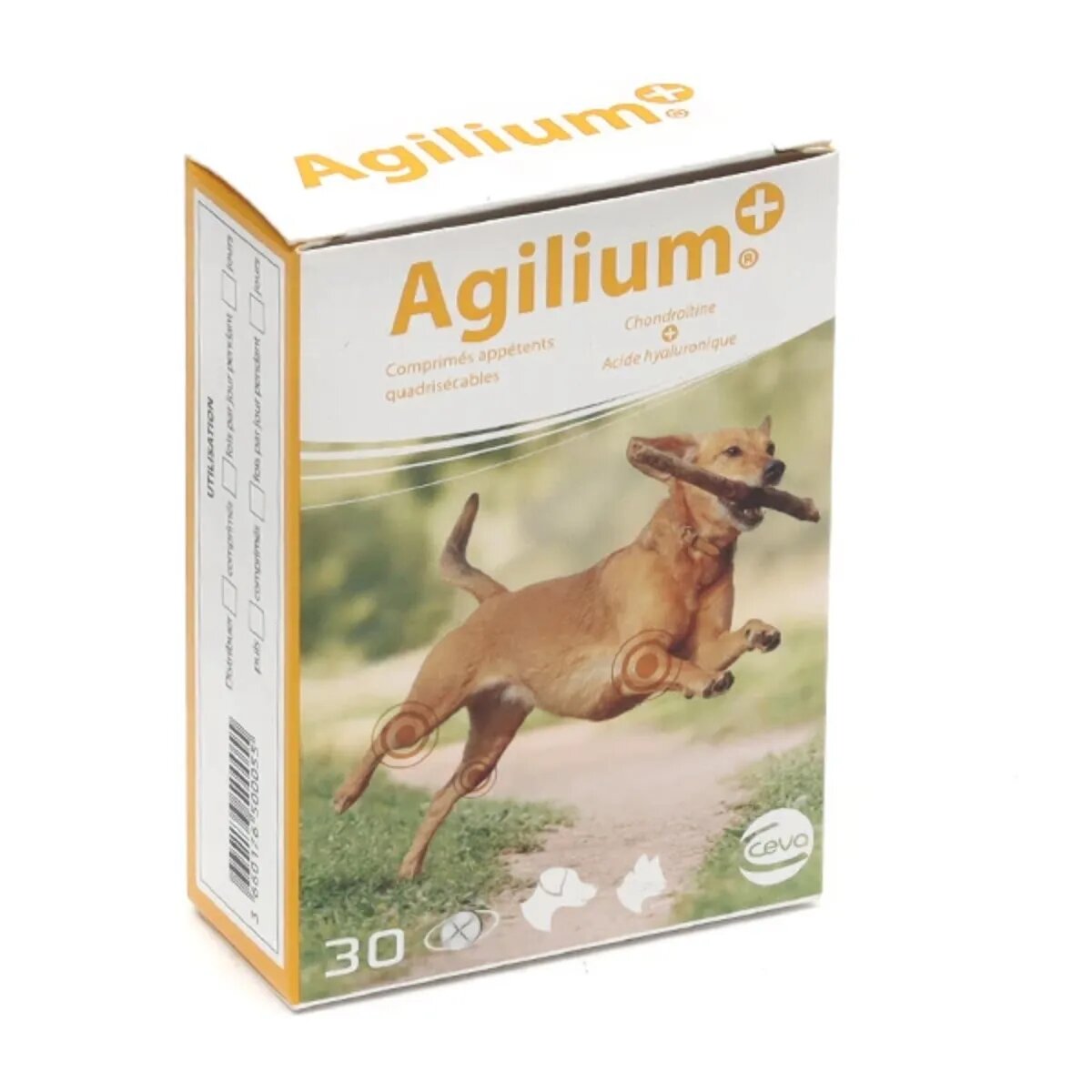 AGILIUM Plus supliment sistem articular câini comprimate Plus XS-XL supliment sistem articular câini și pisici cutie 30 comprimate