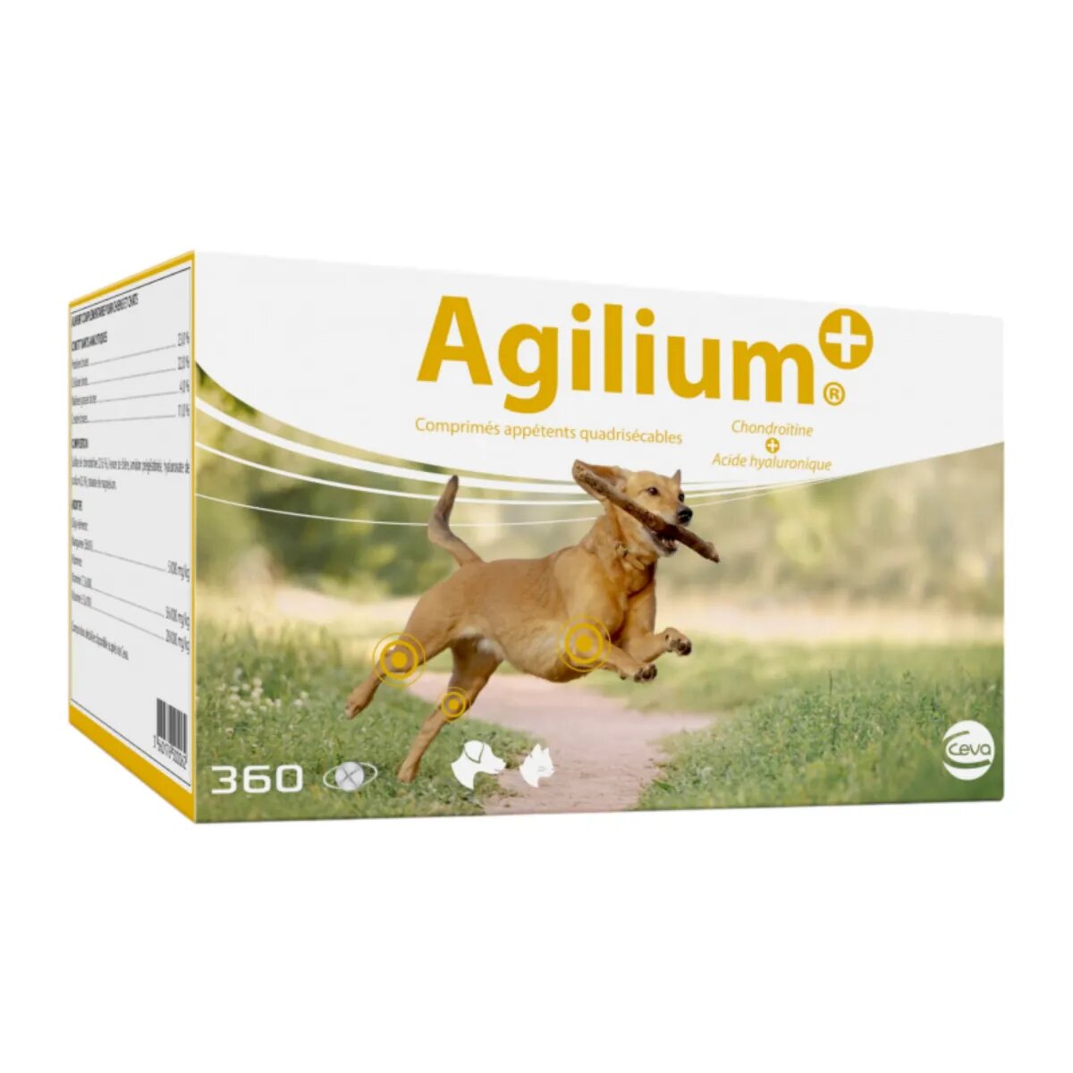 AGILIUM Plus supliment sistem articular câini comprimate Plus XS-XL supliment sistem articular câini și pisici cutie 360 comprimate