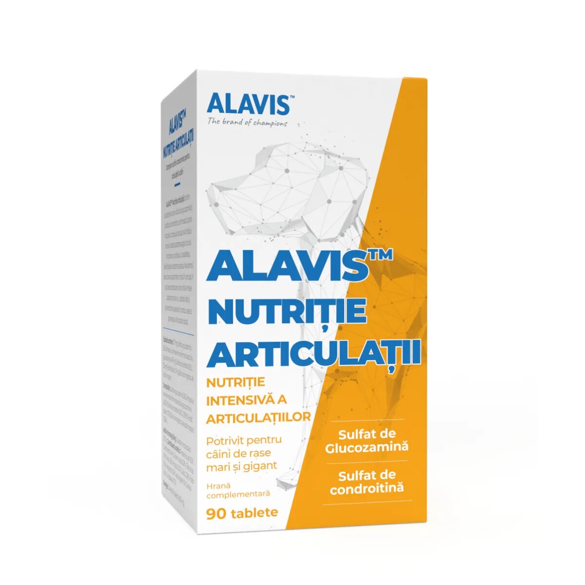 ALAVIS Joint Nutrition supliment sistem articular câini comprimate Joint Nutrition XS-XL supliment sistem articular câini flacon 90 comprimate