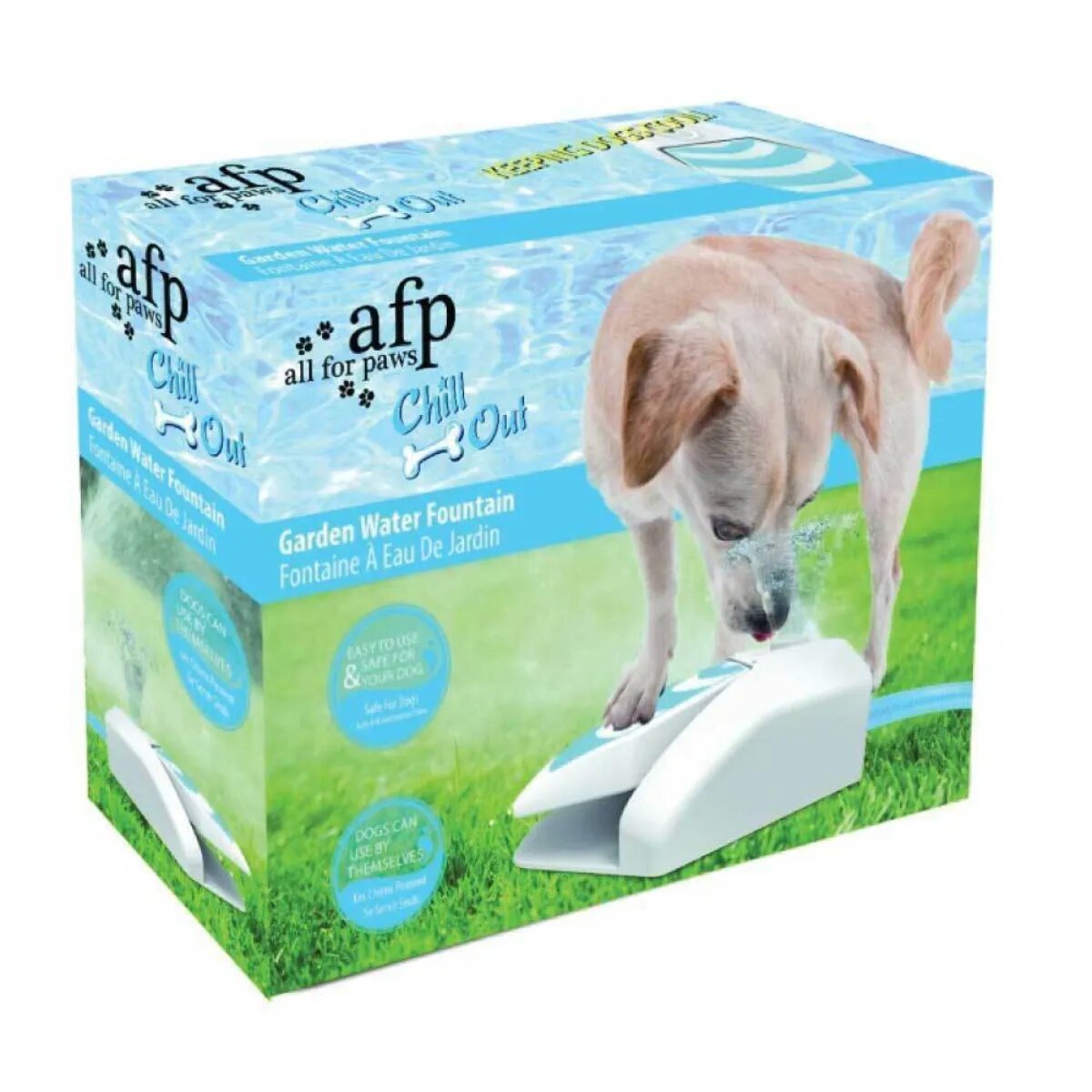 All For Paws Fantana de Gradina fântână câini asimetrică XS-XL