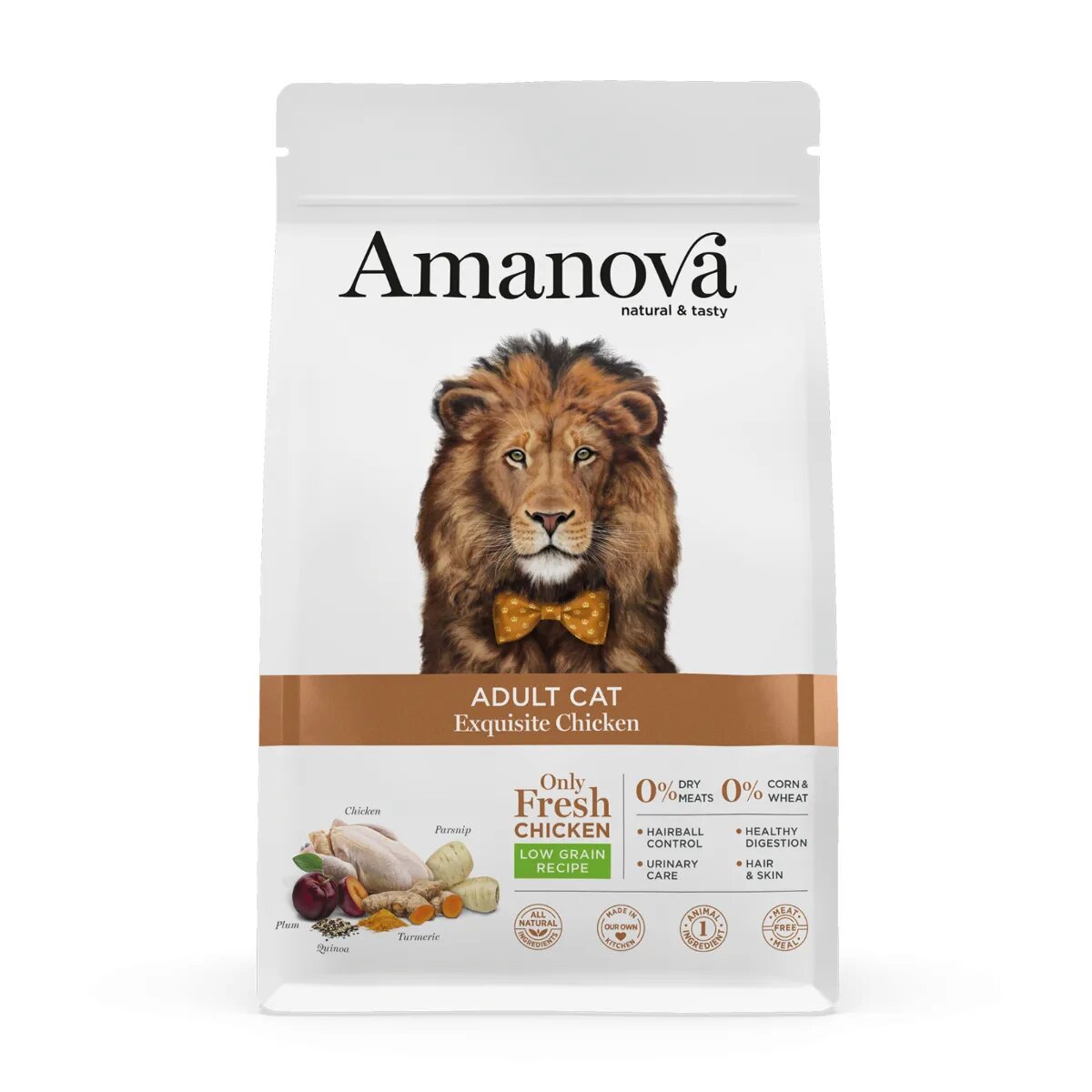 AMANOVA Adult Pui hrană uscată monoproteică pisici 6kg