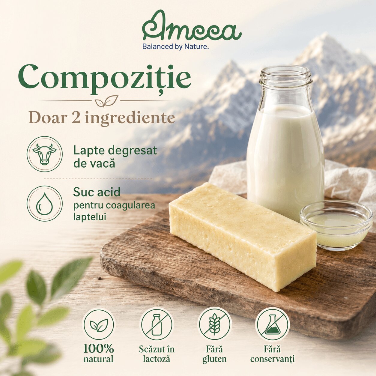 AMEEA Cheese Bar Himalayan Receipe Small XS-S Brânză recompense fără cereale câini 40g