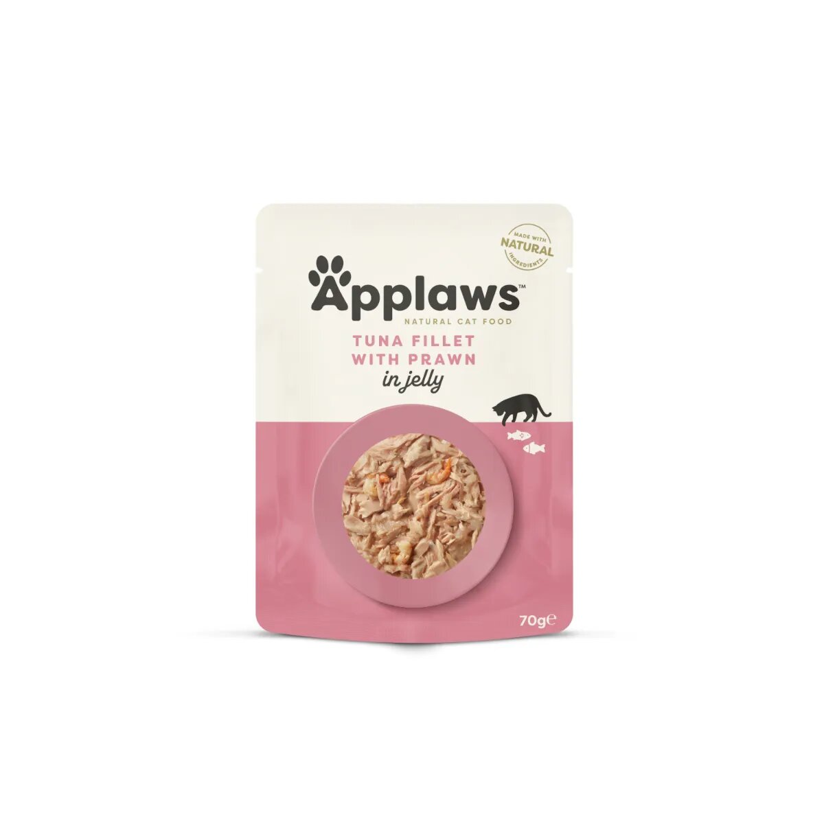 Applaws File Ton și Creveți plic hrană umedă pisici (în aspic) bax 70g x 16buc