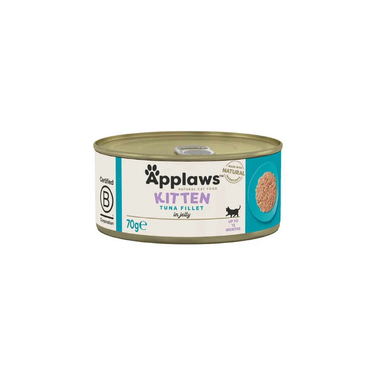 Applaws Kitten Ton conservă hrană umedă pisici junior (în aspic) 70g
