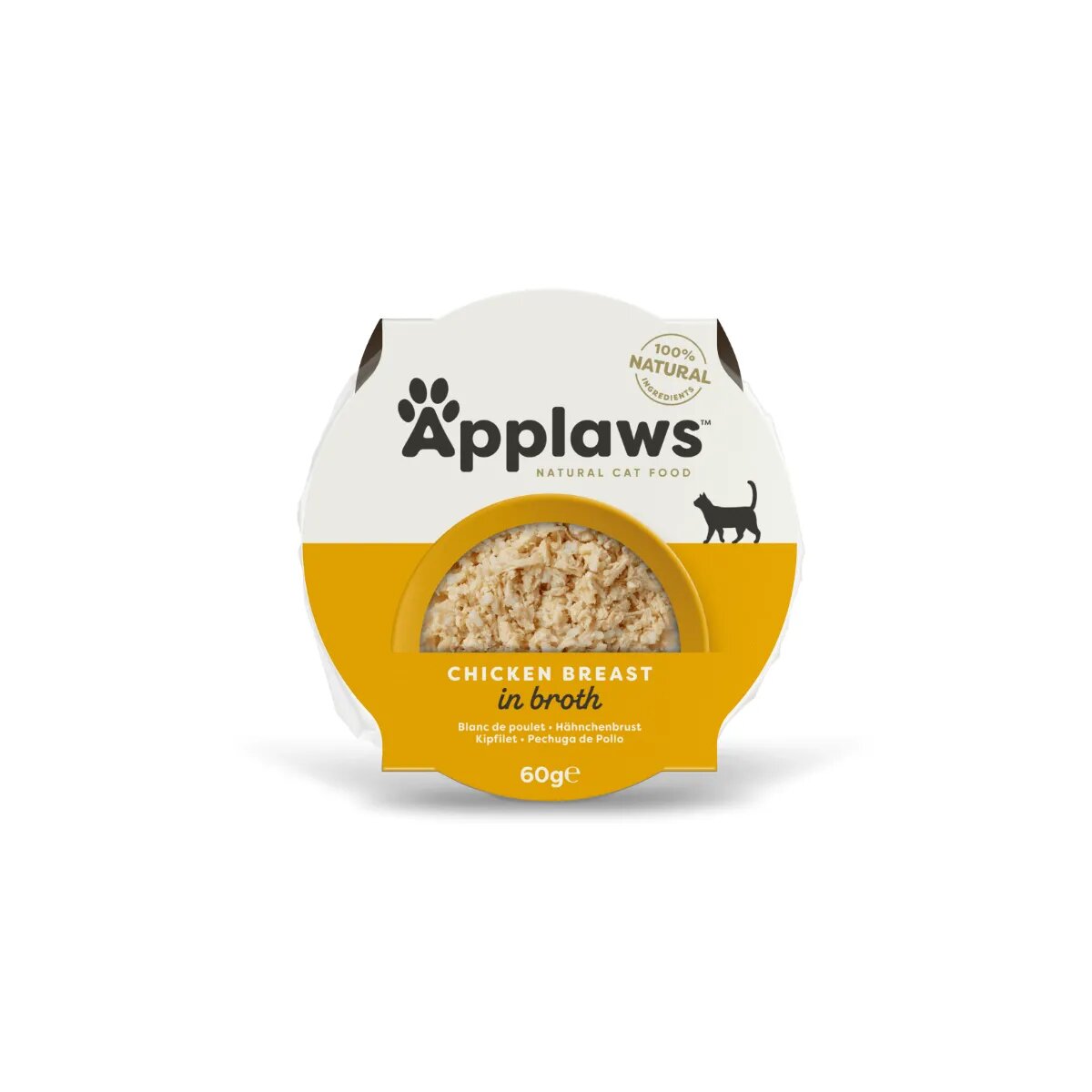 Applaws Piept Pui bol hrană umedă pisici (în supă) 60g Piept Pui bol hrană umedă pisici (în supă) bax 60g x10buc