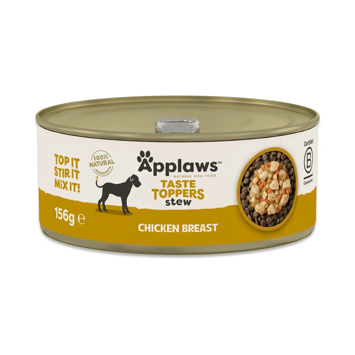 Applaws Taste Toppers Stew Tocăniță XS-XL Pui conservă hrană umedă fără cereale câini (topping) 156g