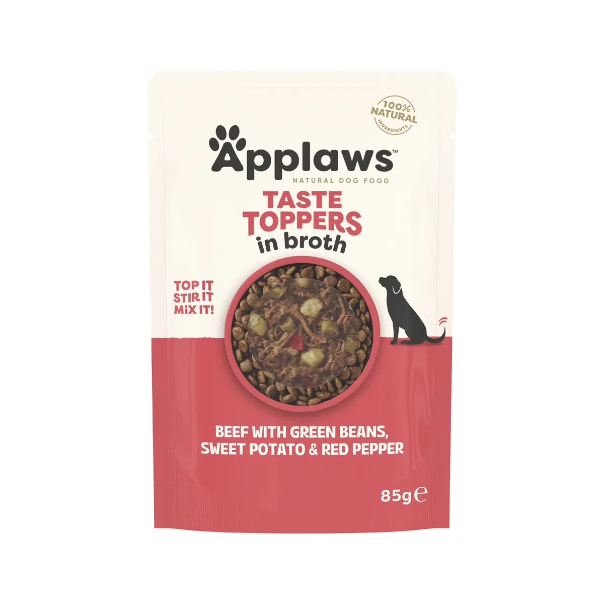 Applaws Taste Toppers Variety Selection XS-XL Carne și Ton plic hrană umedă fără cereale câini (în supă) multipack 85g x 6buc