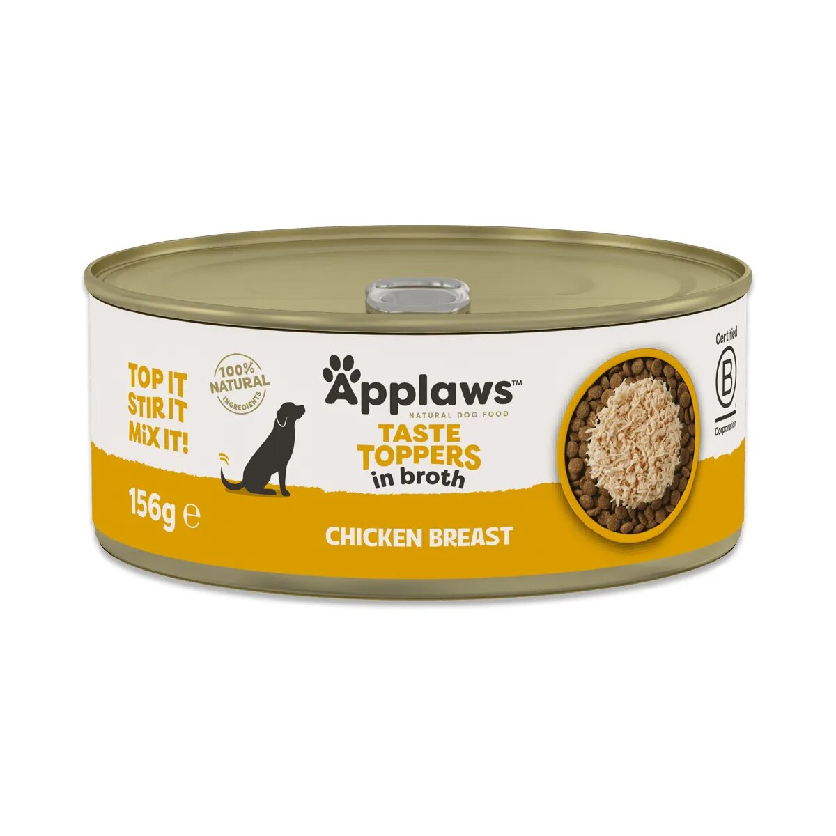 Applaws Taste Toppers XS-XL Pui conservă hrană umedă câini (în supă) 156g