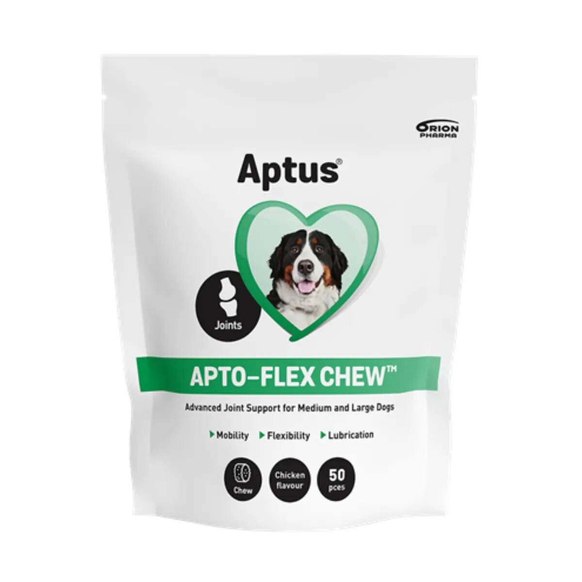 APTUS Apto-Flex Chew supliment sistem articular câini comprimate masticabile Apto-Flex Chew M-XL supliment sistem articular câini cutie 50 comprimate masticabile