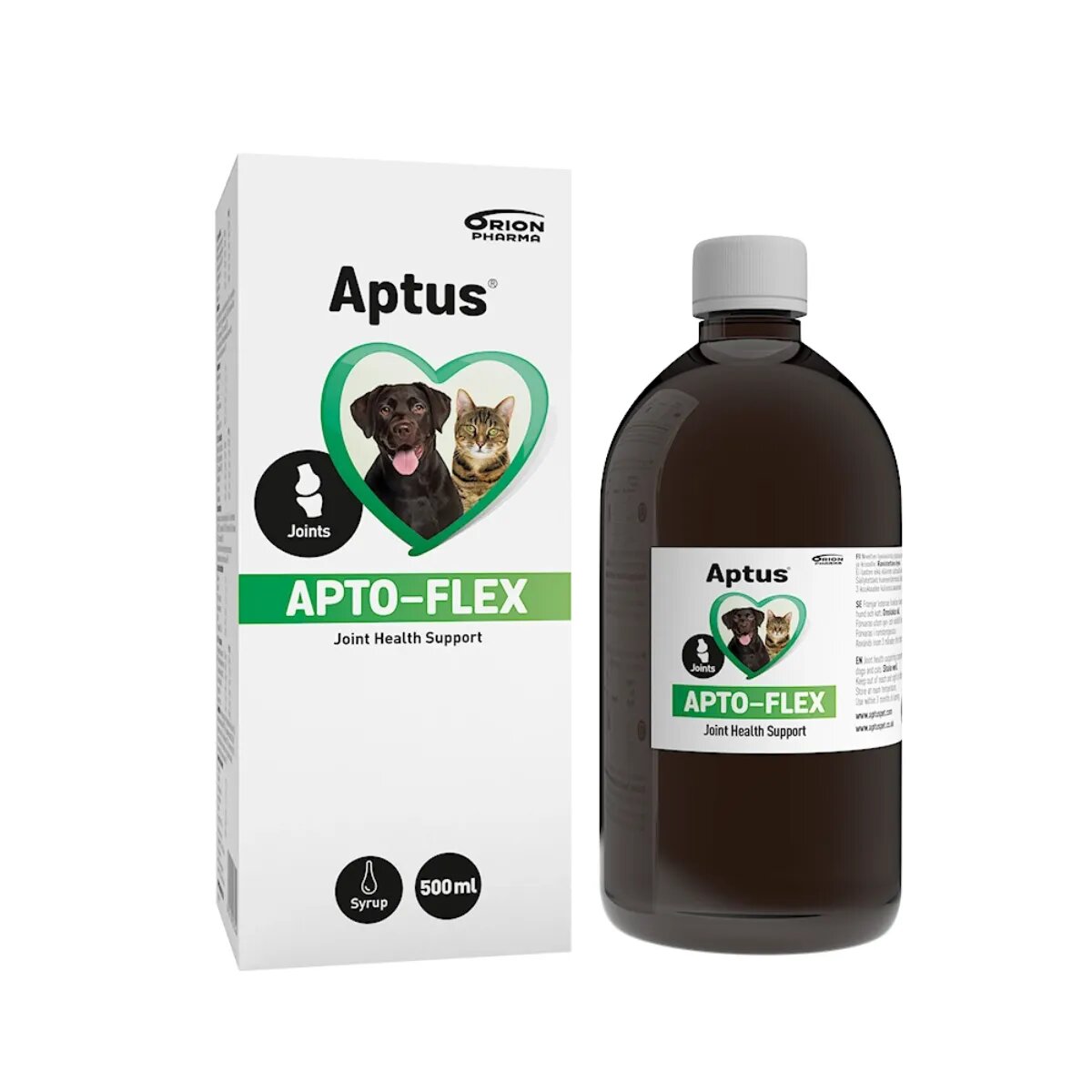 APTUS Apto-Flex supliment sistem articular câini suspensie orală Apto-Flex XS-XL supliment sistem articular câini și pisici flacon 500ml suspensie orală