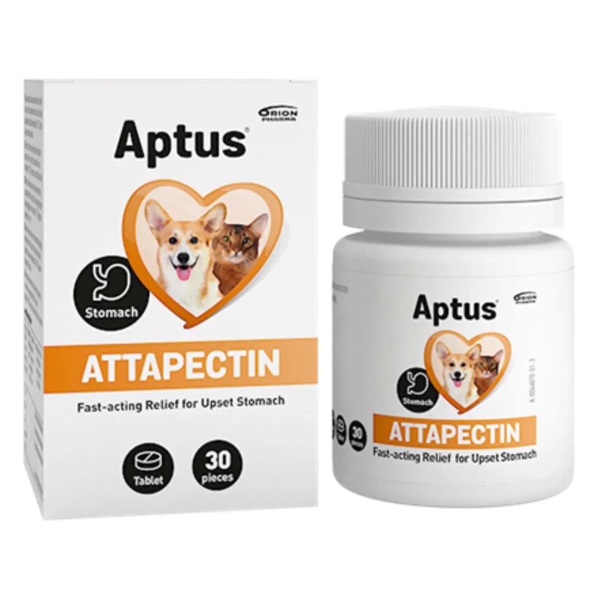APTUS Attapectin Vet supliment sistem digestiv câini comprimate Attapectin Vet XS-XL supliment sistem digestiv câini și pisici cutie 30 comprimate