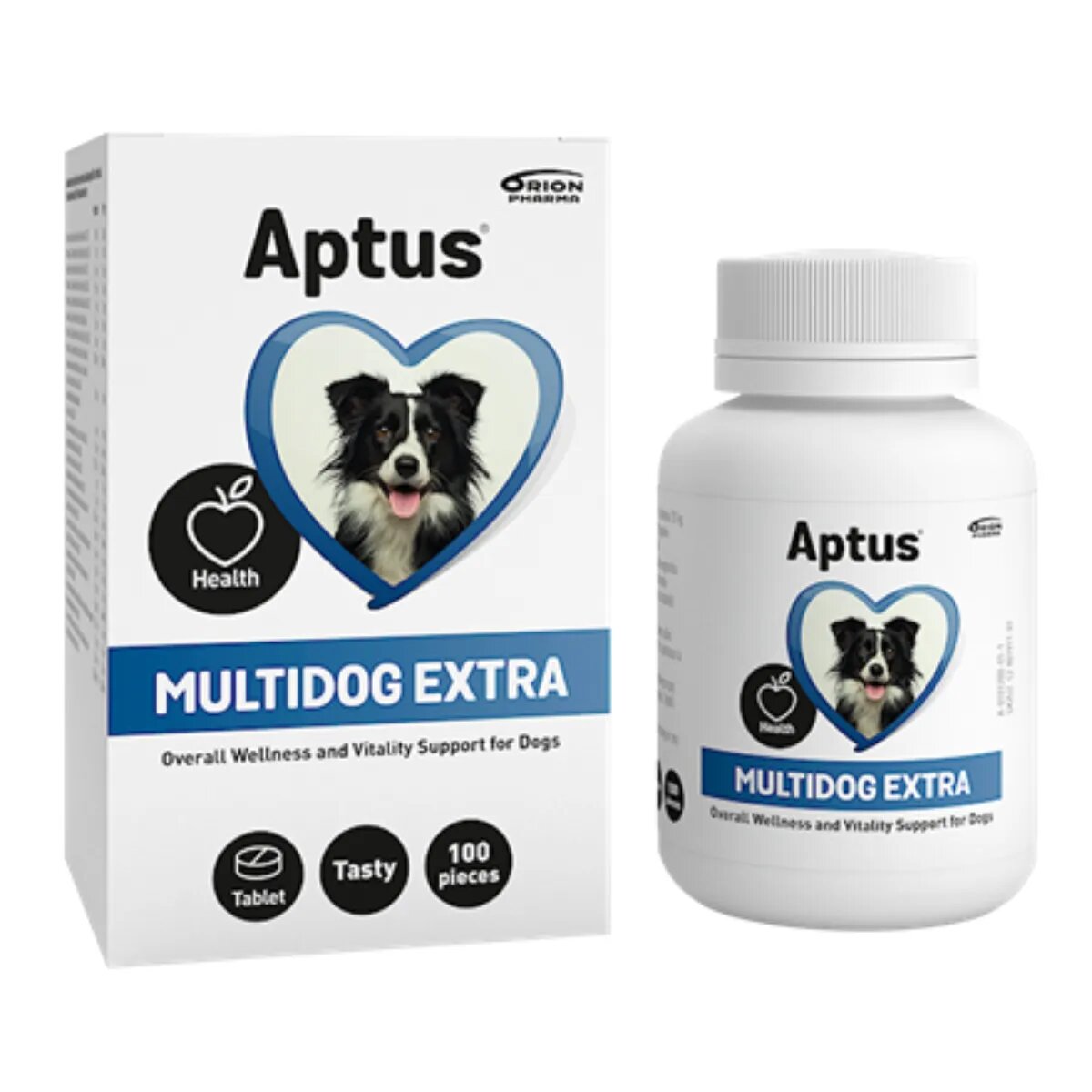 APTUS Multidog Extra Vet multivitamine câini comprimate Multidog Extra Vet XS-XL multivitamine câini flacon 100 comprimate