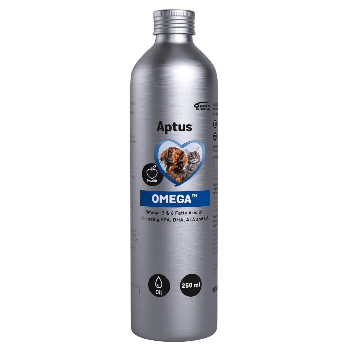 APTUS Omega supliment piele & blană câini ulei Omega XS-XL supliment piele & blană câini și pisici flacon 250ml ulei