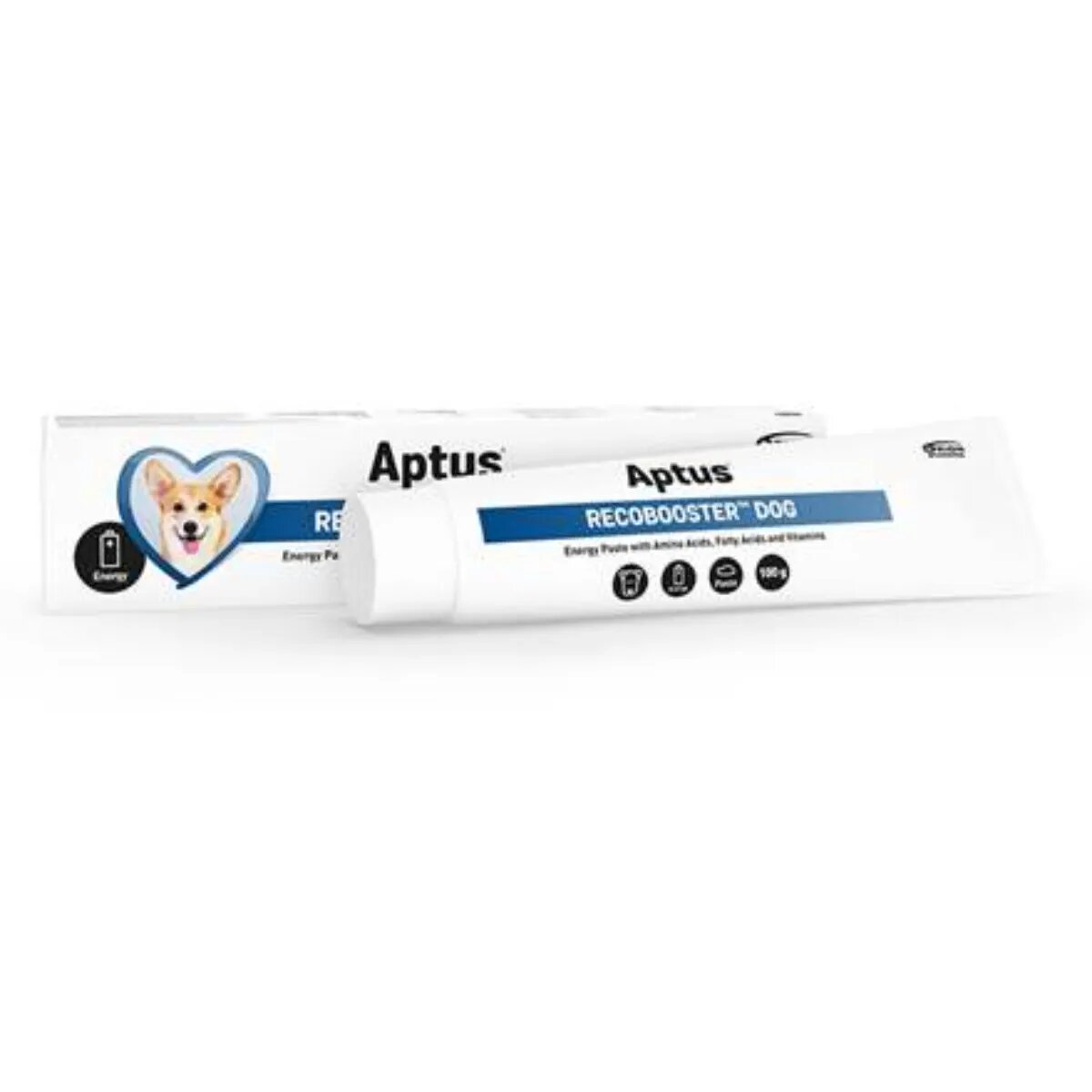 APTUS Recobooster supliment activitate intensă câini pastă orală Recobooster XS-XL supliment activitate intensă câini tub 100g pastă orală