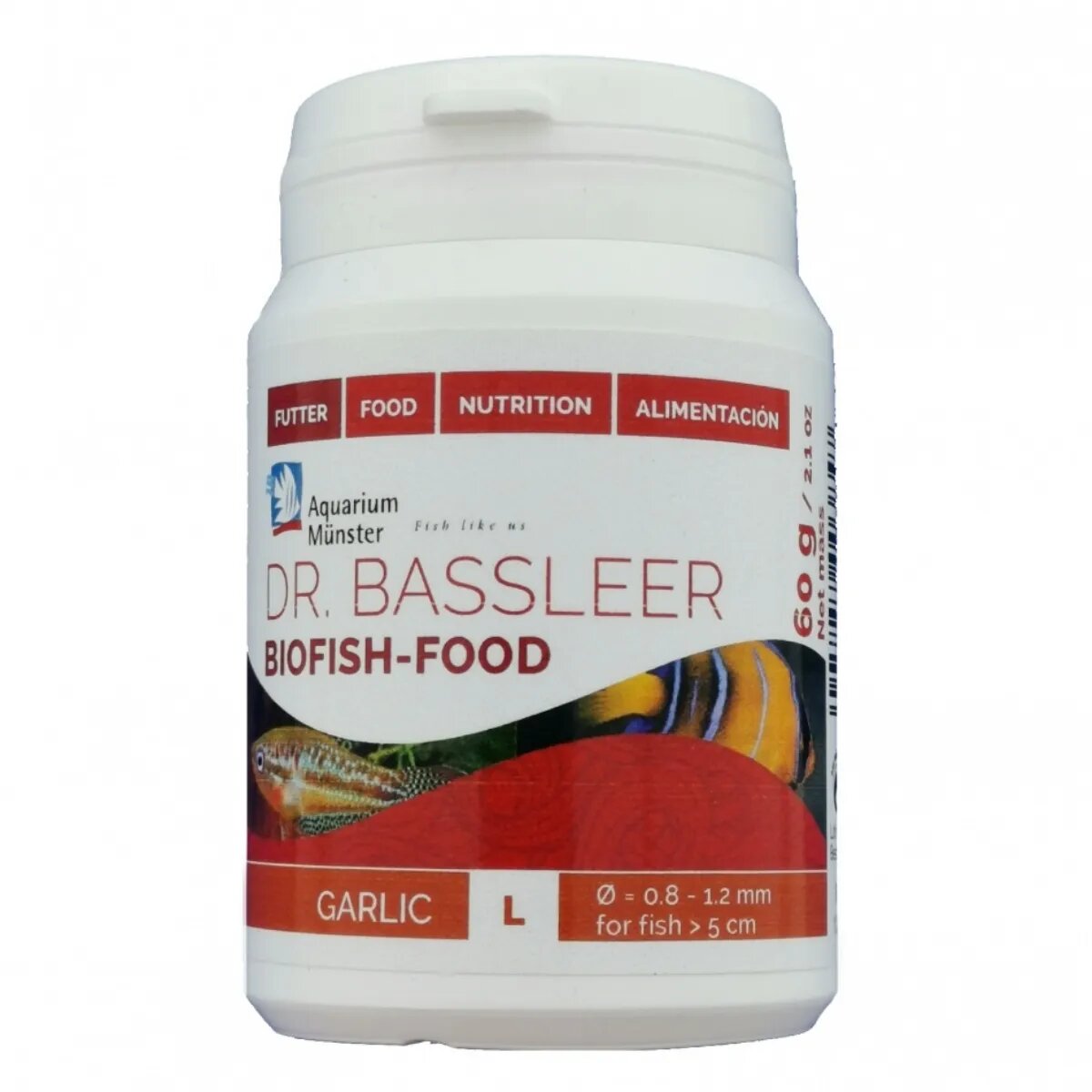 Aquarium Munster Biofish Food GARLIC L 60g