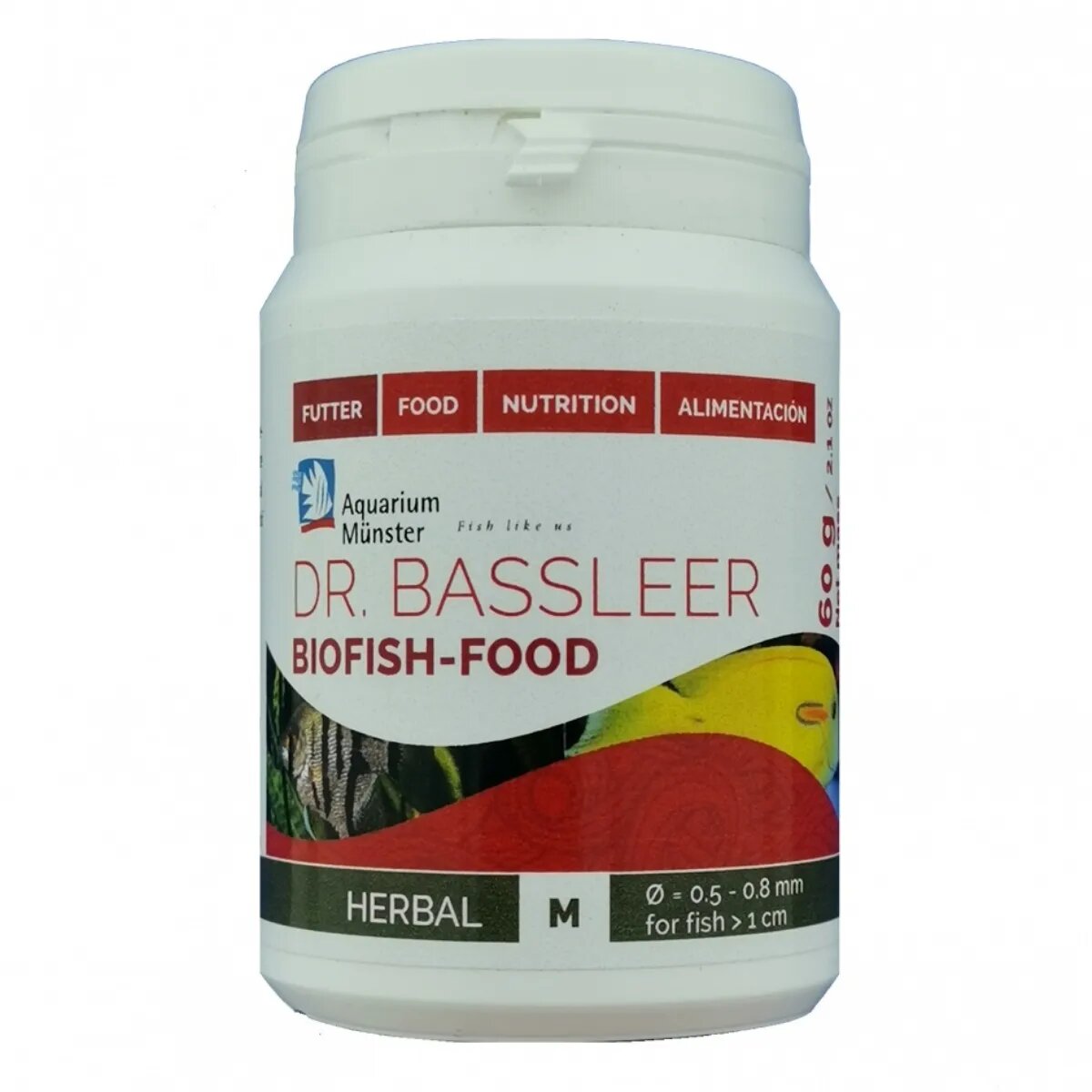 Aquarium Munster Biofish Food HERBAL M 60g