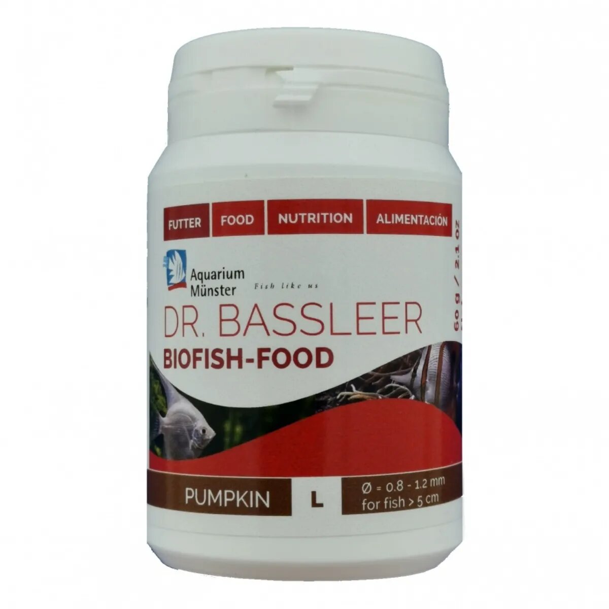 Aquarium Munster Biofish Food PUMPKIN L 60g