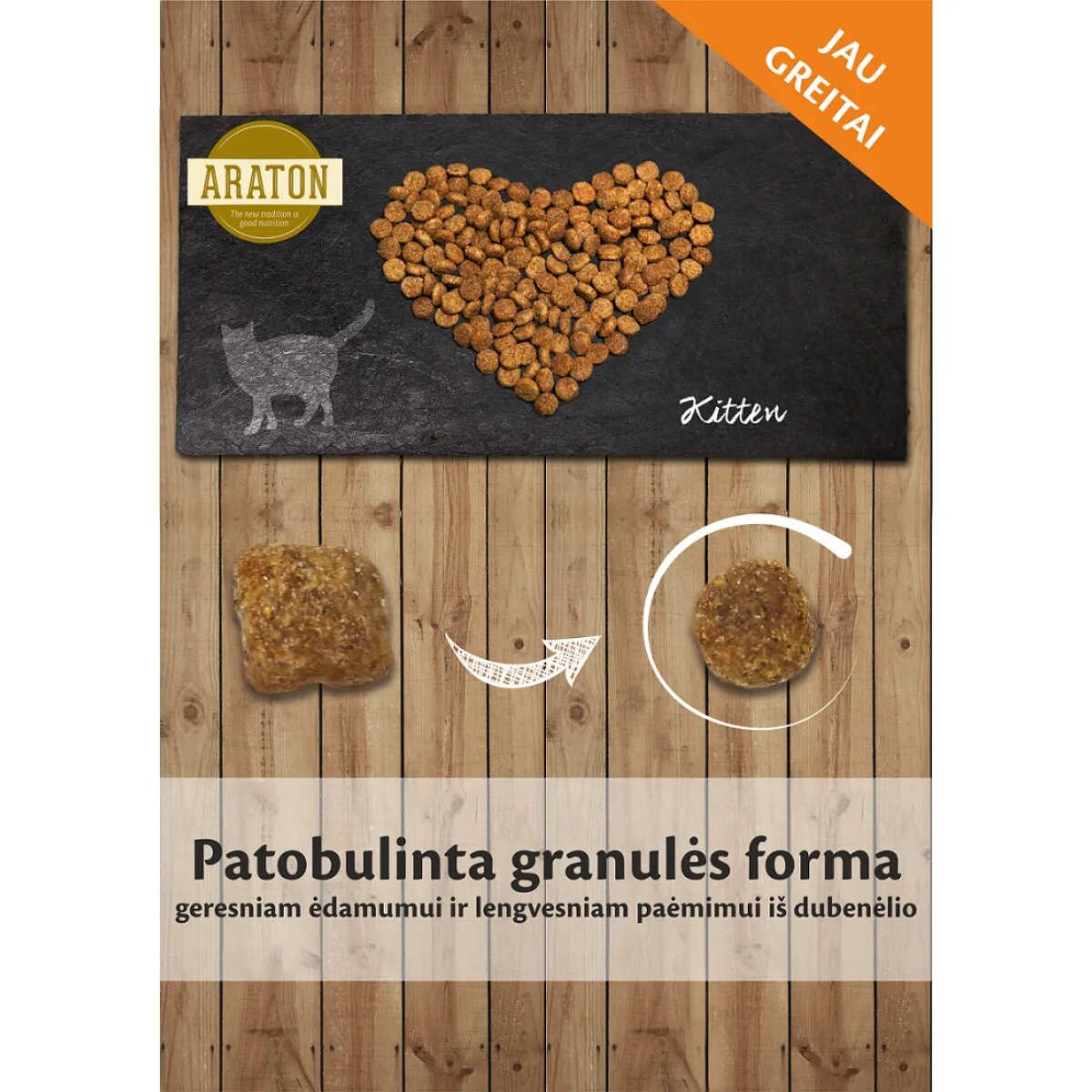 ARATON Kitten Pui hrană uscată pisici junior 15kg