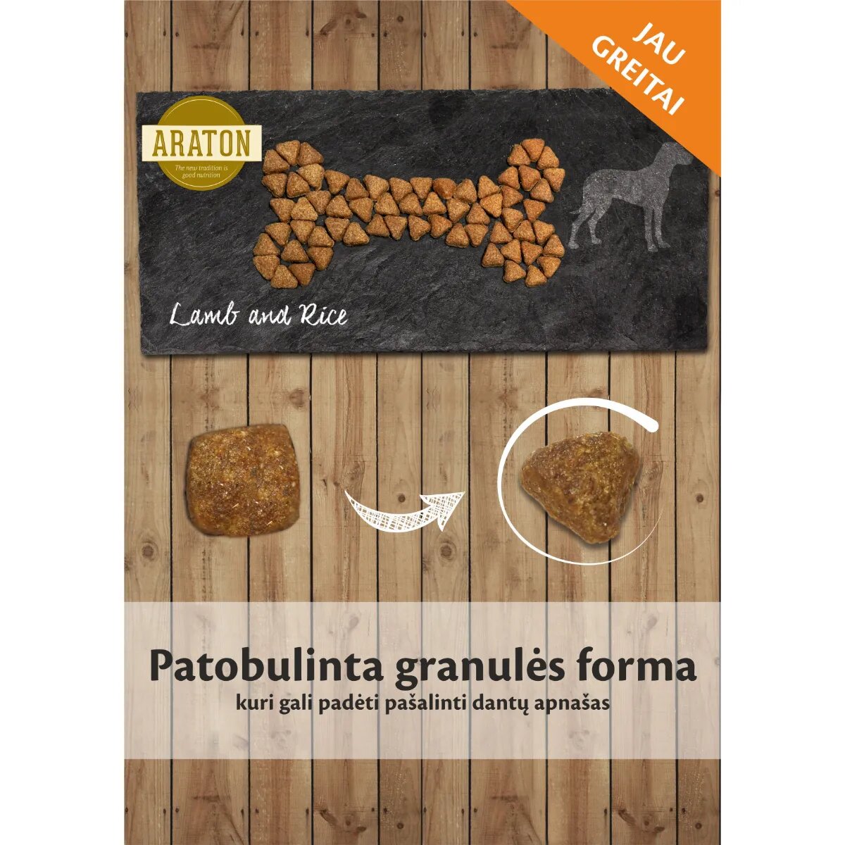 ARATON XS-XL Miel și Orez hrană uscată câini 15kg