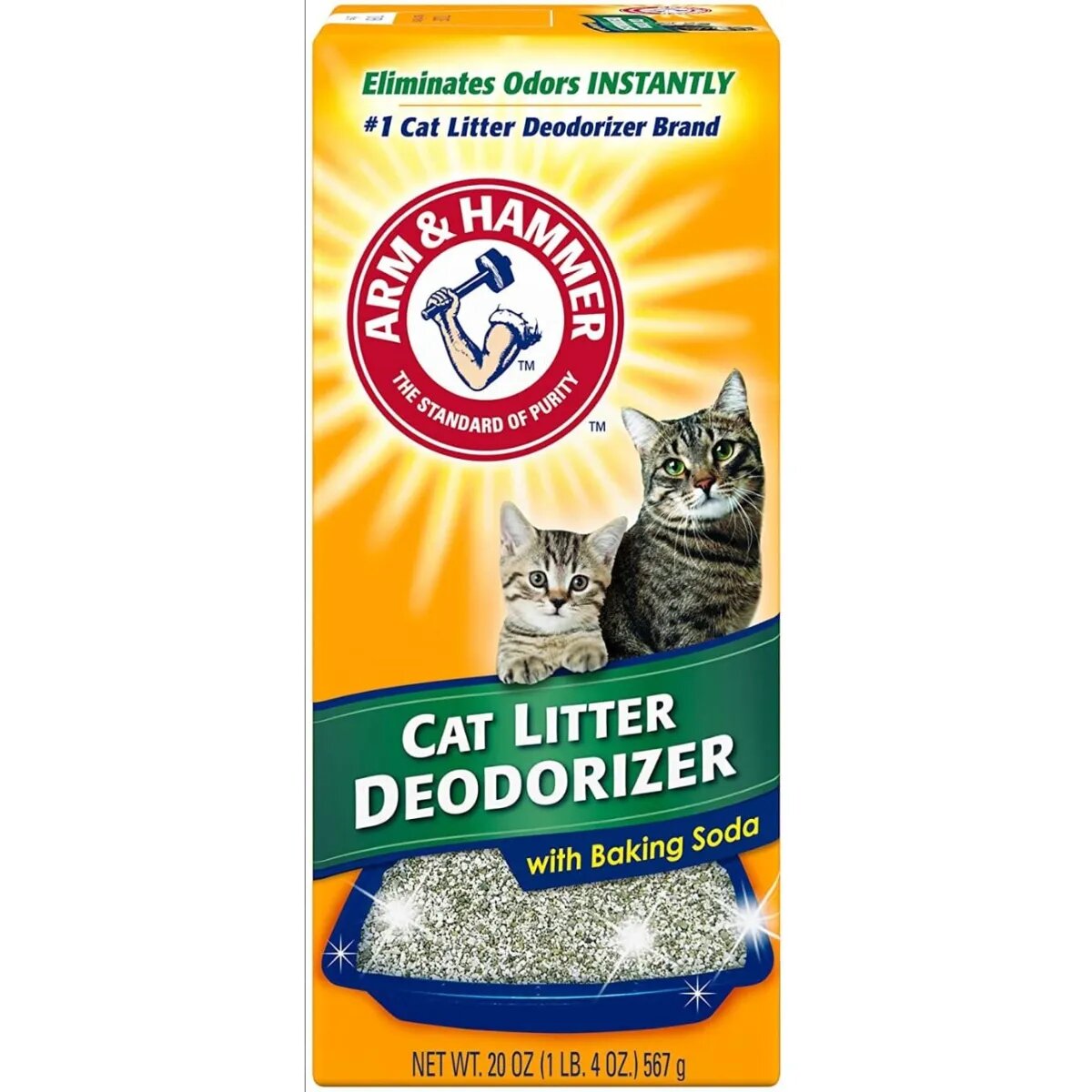 ARM & HAMMER odorizant litieră pisici Baking Soda 567g