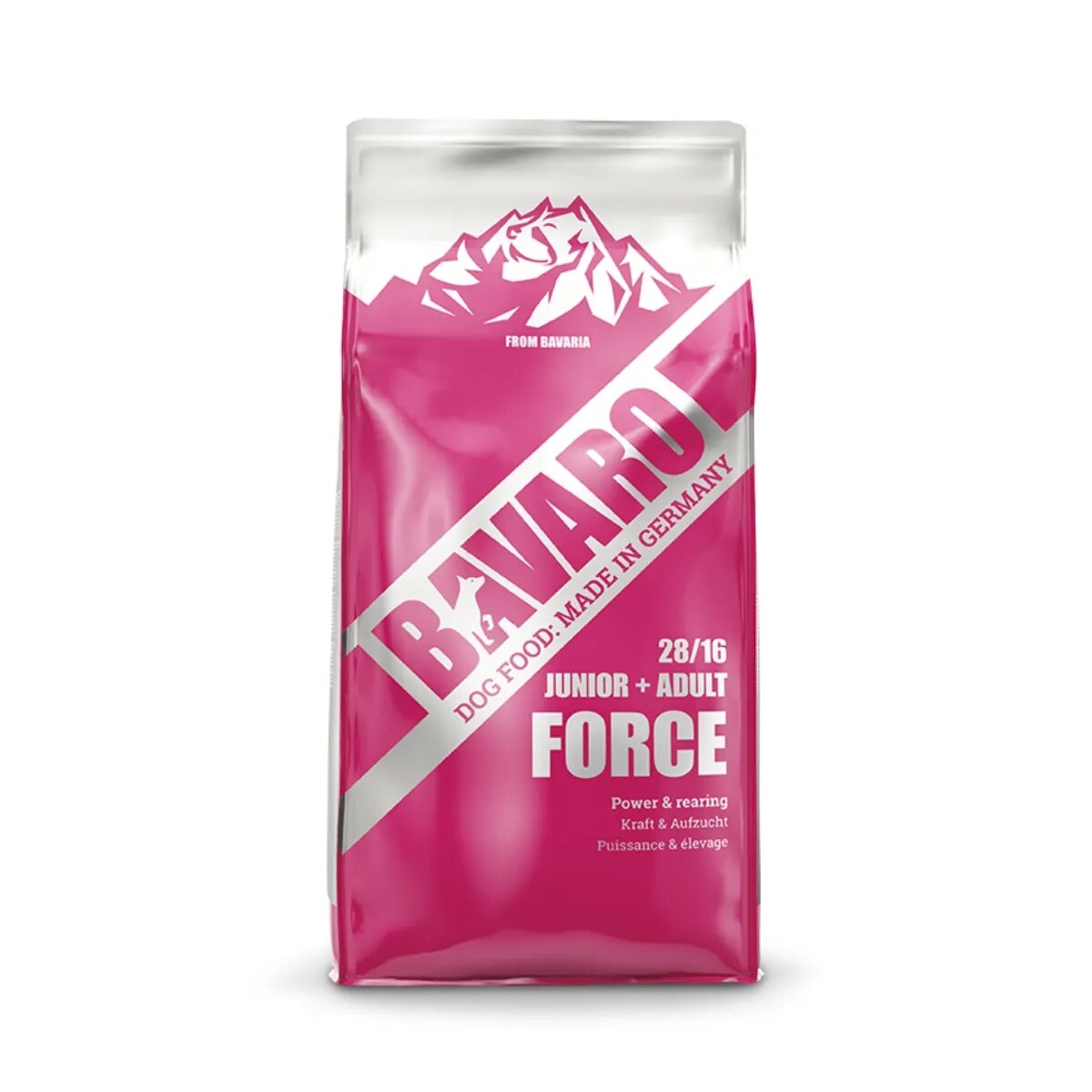 BAVARO Force 28/16 XS-XL hrană uscată câini junior & adult activitate intensă 18kg