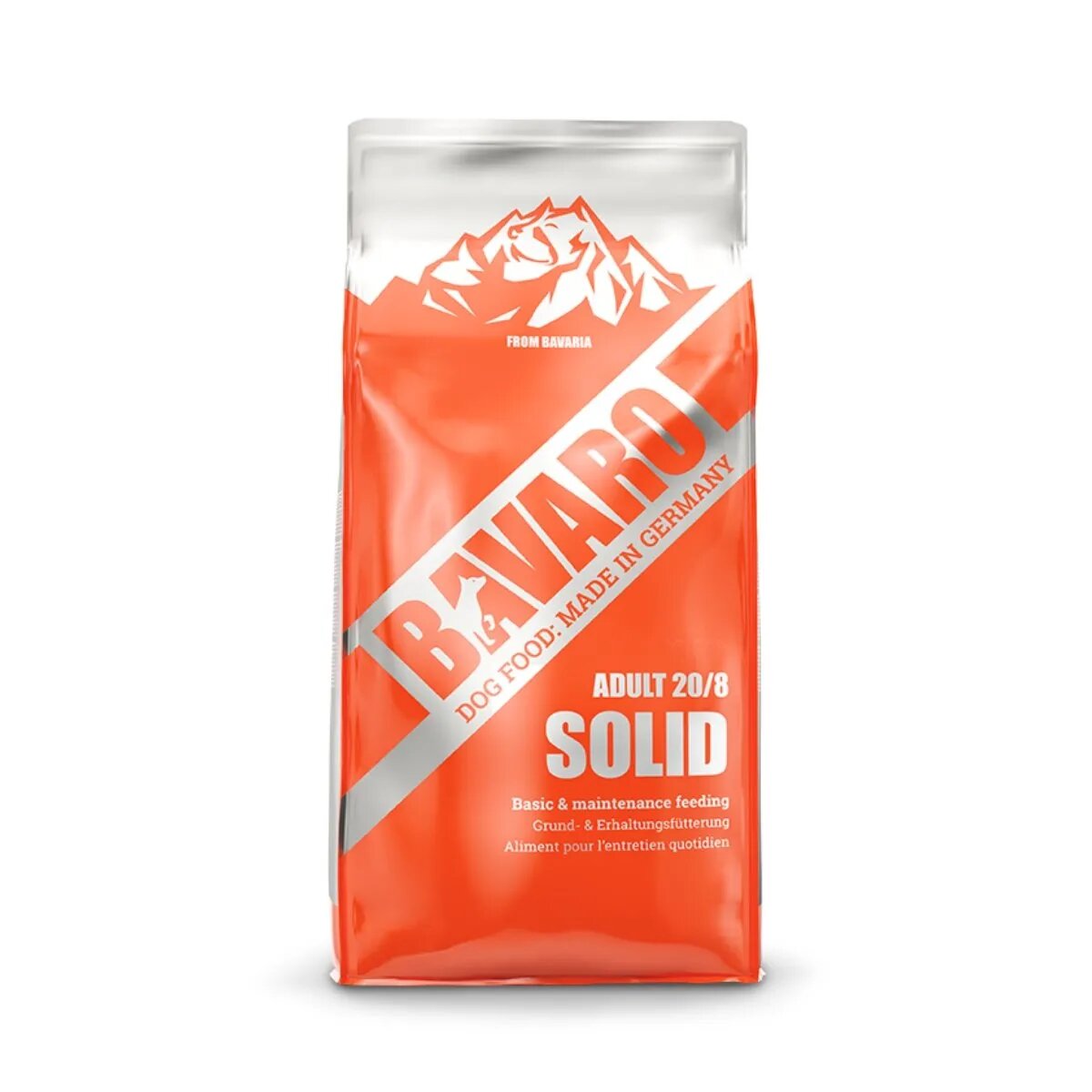 BAVARO Solid 20/8 XS-XL hrană uscată câini activitate intensă 18kg