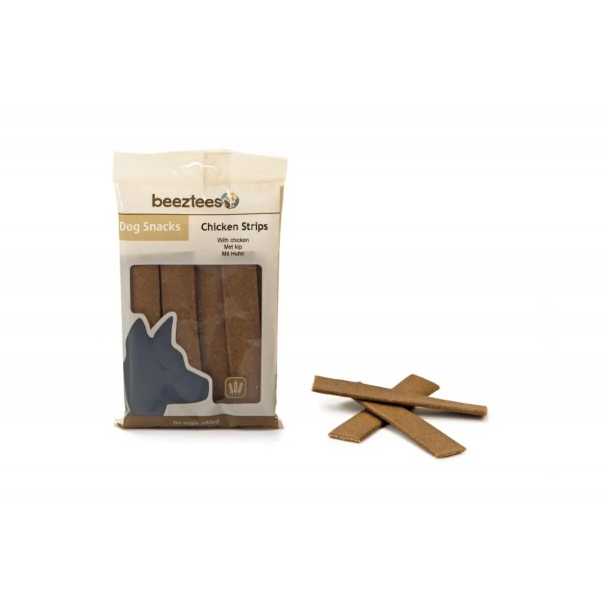 Beeztees Snack Strips recompense câini cu Pui 150g
