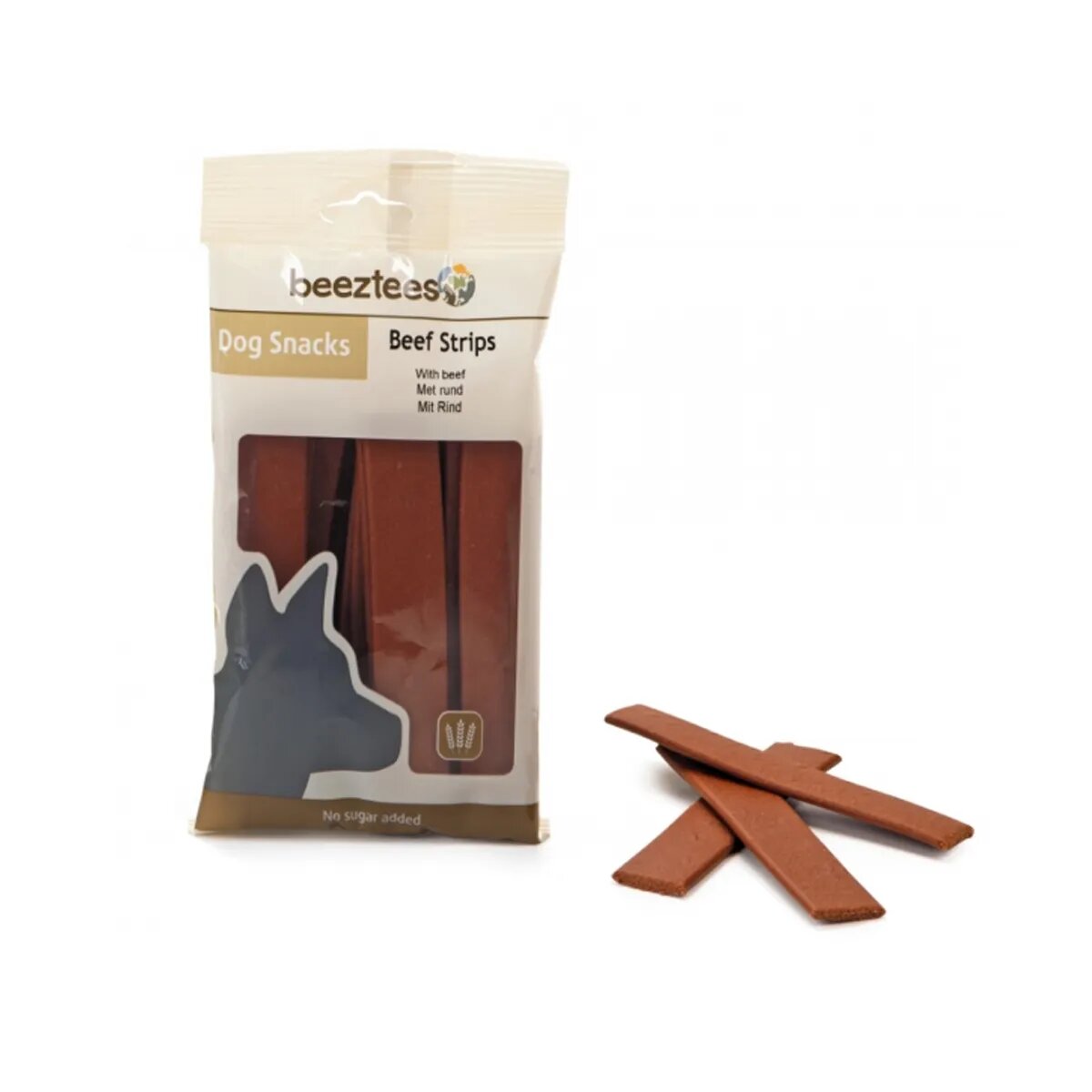 Beeztees Snack Strips recompense câini cu Vită 150g