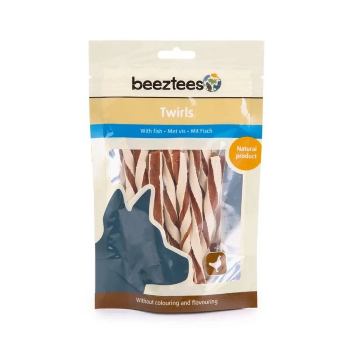 Beeztees Twirls recompense câini cu Pui și Pește 70g