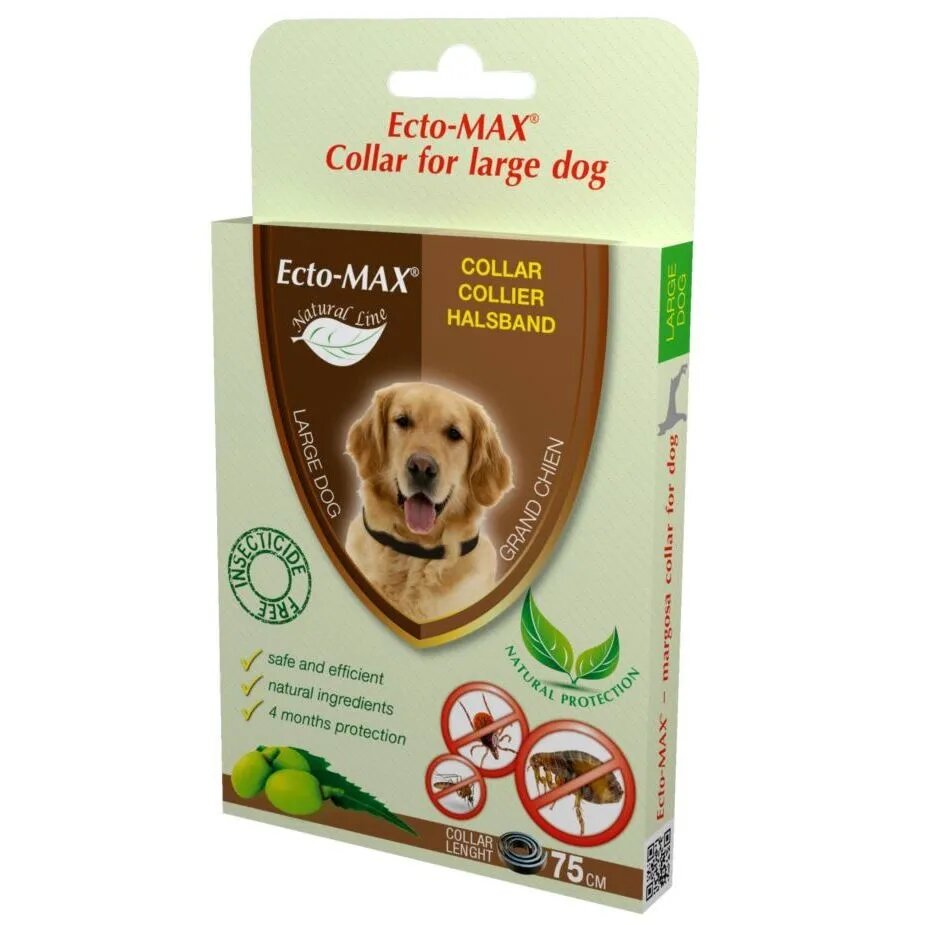 Bio Dog Ecto Max Zgarda Antiparazitara 75 cm