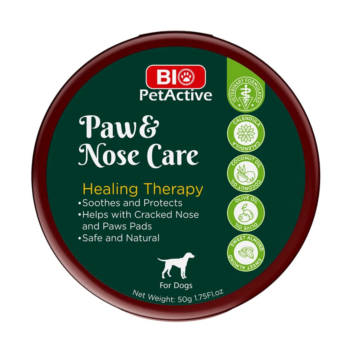 Bio Petactive Paw&Nose Care XS-XL îngrijire pentru lăbuțe balsam câini flacon 50g