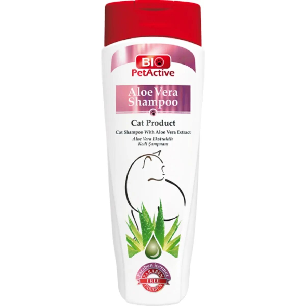 Bio Petactive șampon pisici Aloe Vera flacon piele & blană 400ml