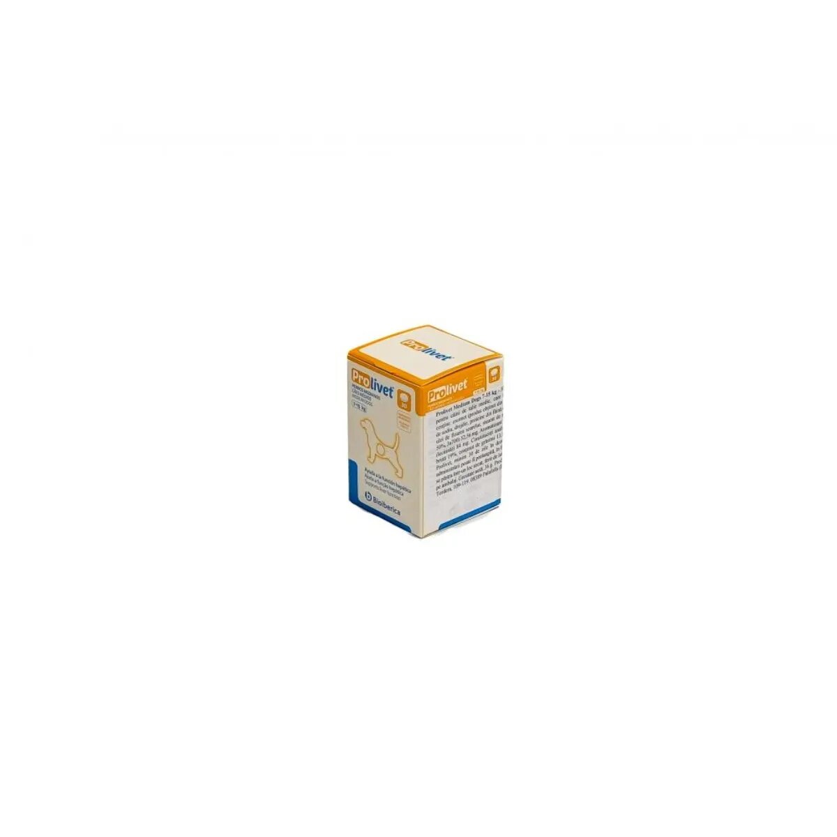 Bioiberica Prolivet Medium Dogs supliment sistem hepatic câini comprimate Prolivet Medium Dogs M supliment sistem hepatic câini flacon 30 comprimate