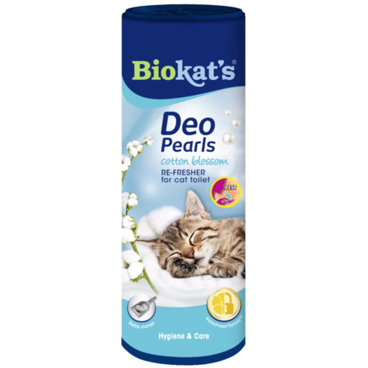 BIOKAT'S Deo Pearls Cotton Blossom odorizant litieră pisici Flori de Bumbac 700g