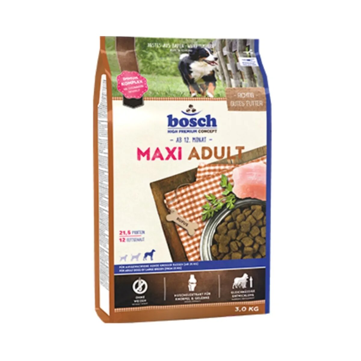 Bosch Adult Maxi Pui hrană uscată câini 3kg