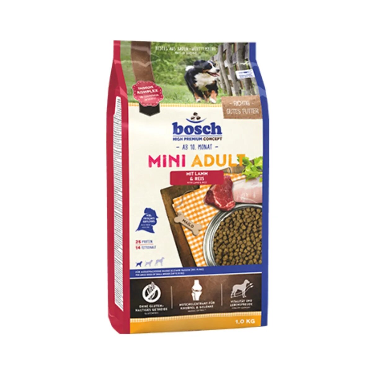 Bosch Adult Mini cu Miel și Orez hrană uscată câini Adult Mini Miel cu Orez hrană uscată câini 15kg