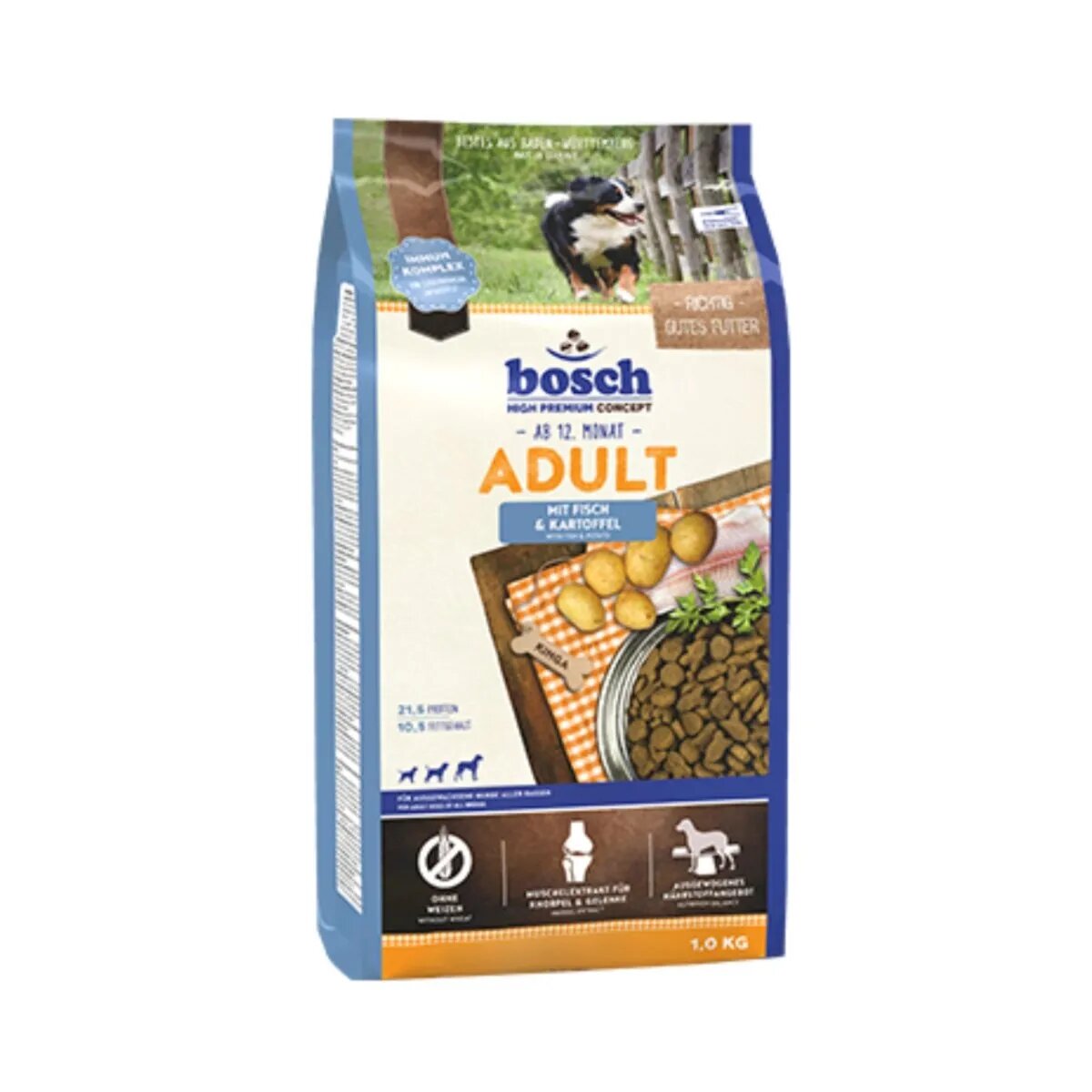 Bosch Adult Peste cu Cartofi hrană uscată câini 15kg