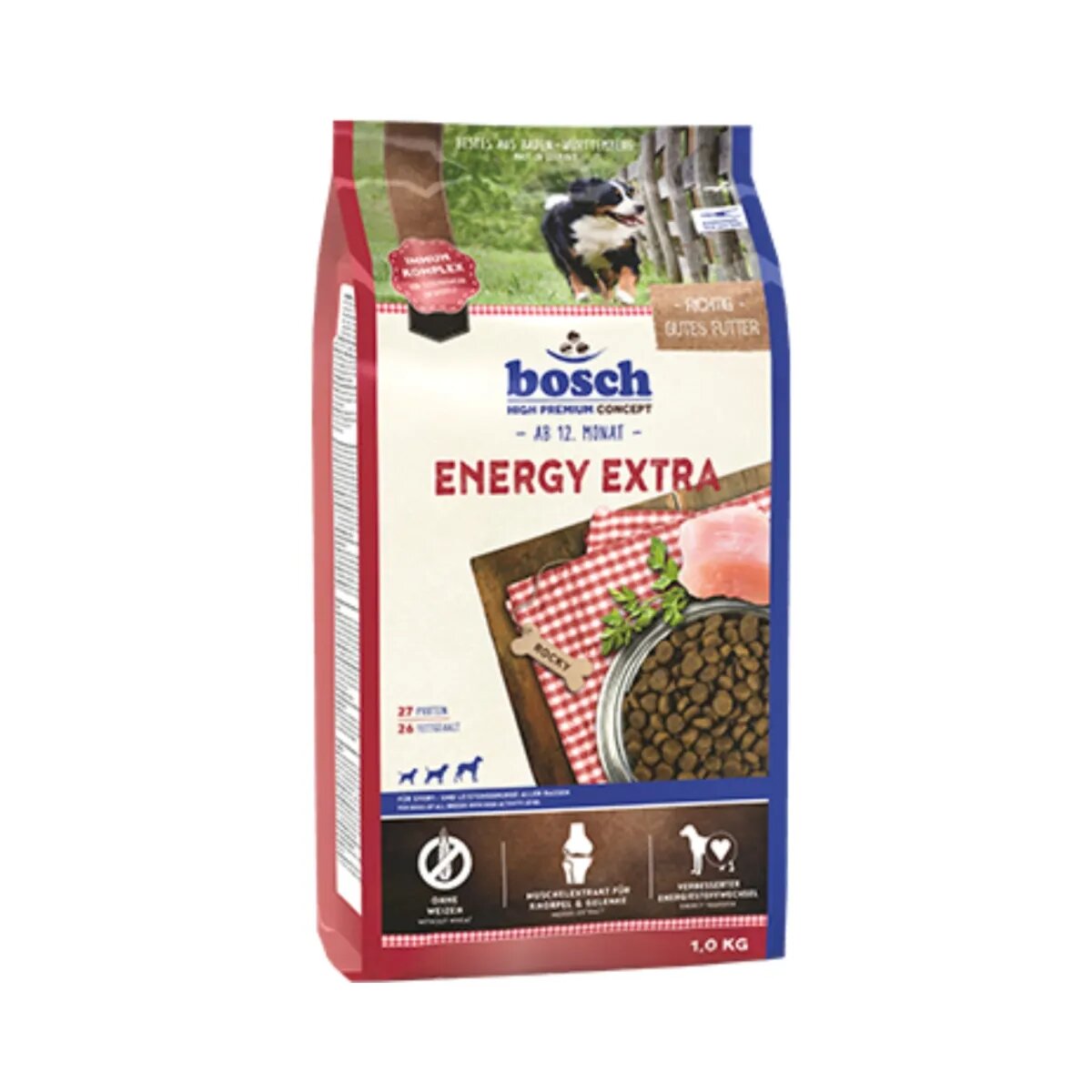 Bosch Energy Extra Pui hrană uscată câini activi 15kg