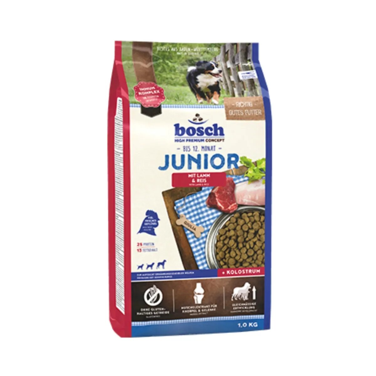 Bosch Junior cu Miel și Orez hrană uscată câini junior Junior cu Miel și Orez hrană uscată câini junior 15kg