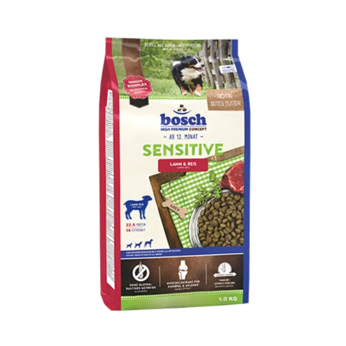 Bosch Sensitive cu Miel și Orez hrană uscată câini sensibilitați digestive Sensitive cu Miel și Orez hrană uscată câini sensibilități digestive 15kg