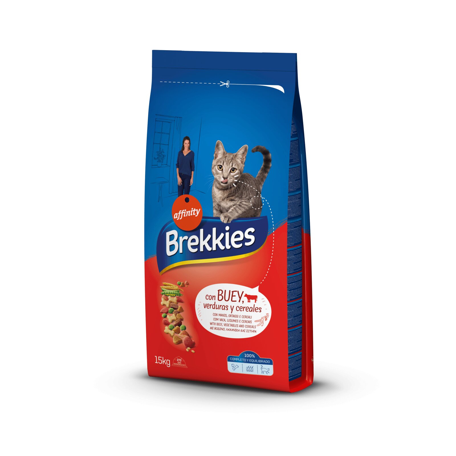 Brekkies Cat Excel Mix Vita 15 kg